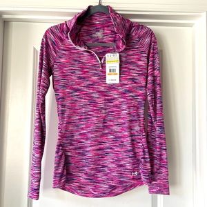 Under Armour women’s compression, long-sleeve quarter zip up